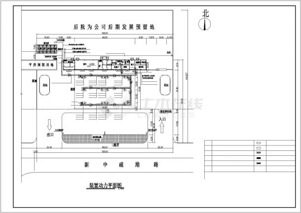 某地区加油站工业的电气全套施工图-图一