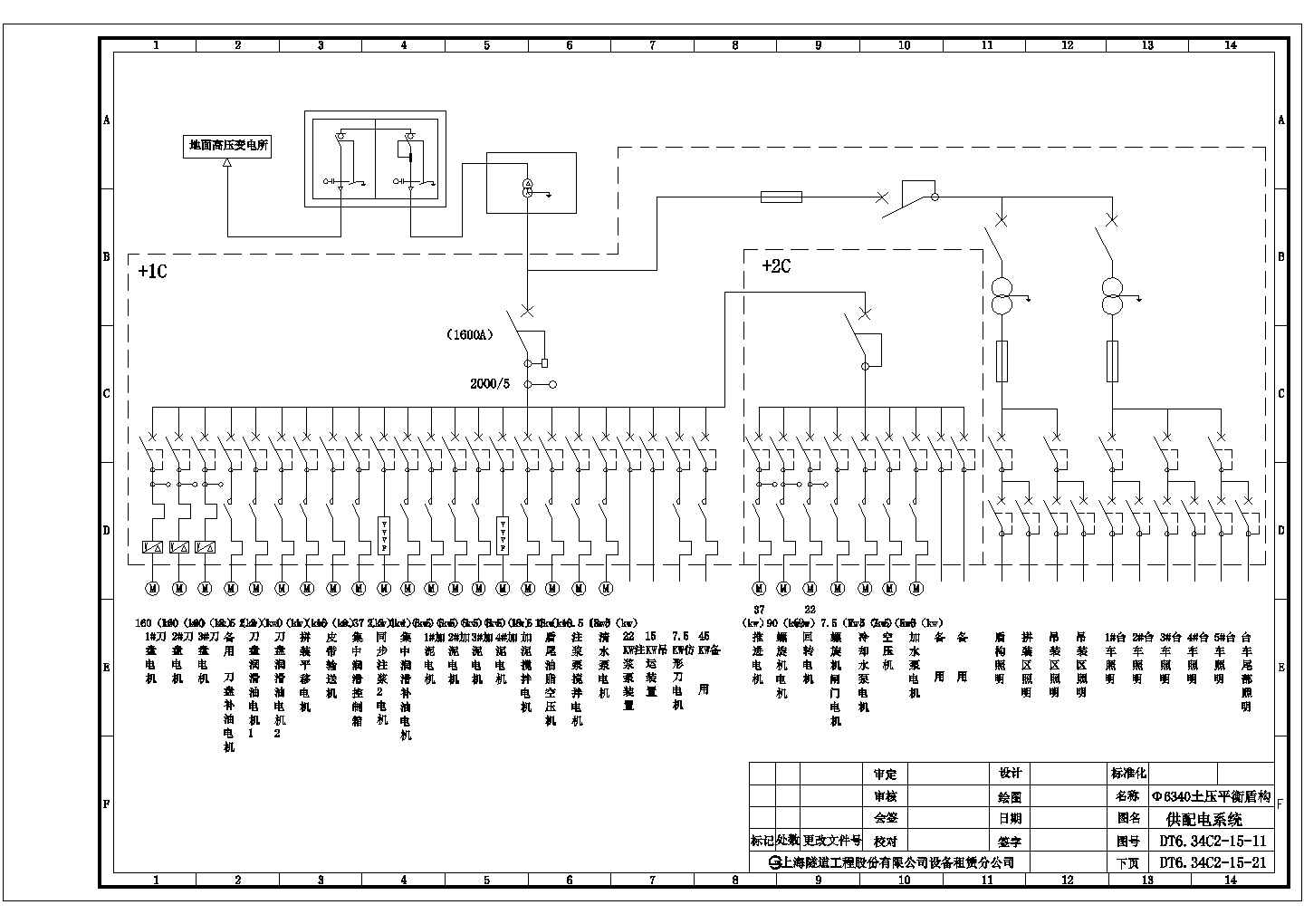 国产863盾构机电气图纸（含原理图和端子图等）