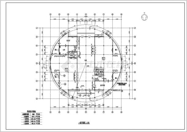 比较经典的会所建筑施工图（全集）-图一