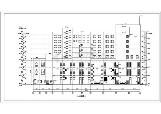 北京某大型商业综合体建筑设计方案图纸-图一