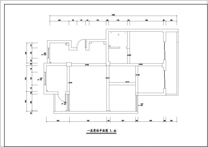 某地室内装修全套施工图（共18张）_图1