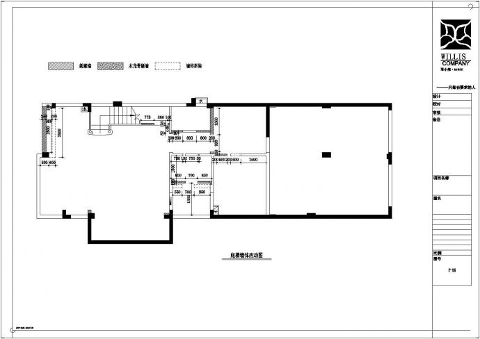 某地大型联体别墅欧式风格装修设计图（含效果图）_图1
