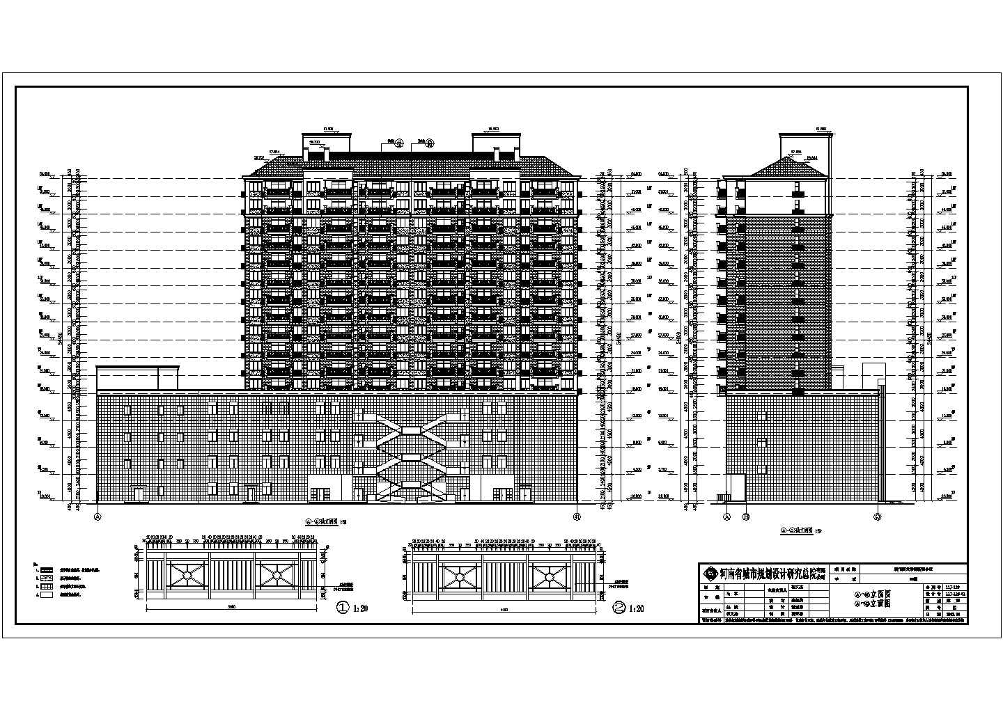 某地区16层商住楼建筑设计施工图