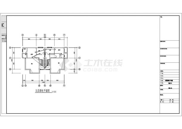 某别墅强弱电系统平面图（共11张）-图二