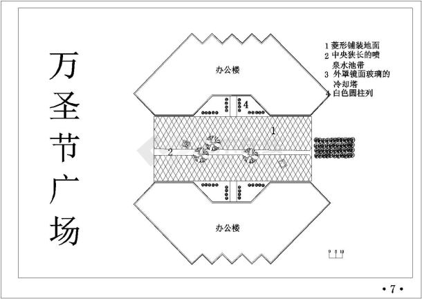 西方现代园林设计图纸（共25张）-图一