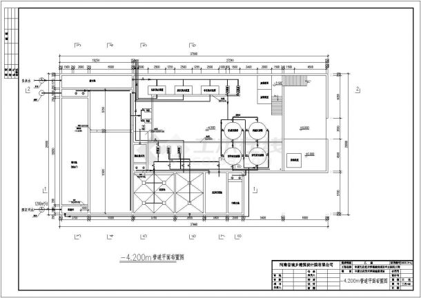 1200m3/d生活污水回用设计施工图-图二