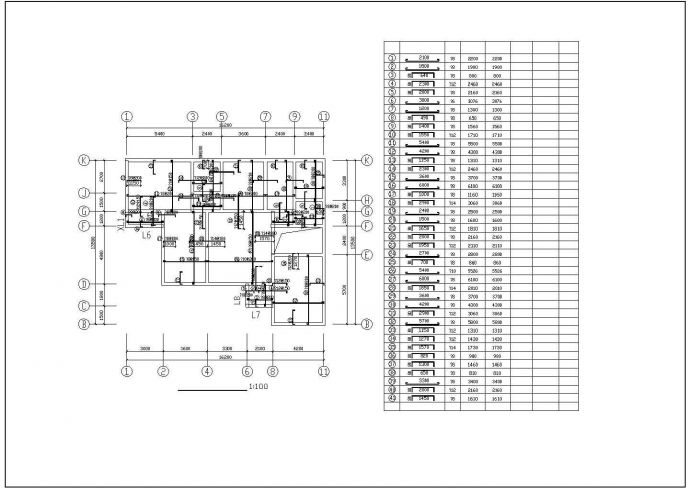 某地详细实用的二层别墅建筑结构施工图 _图1