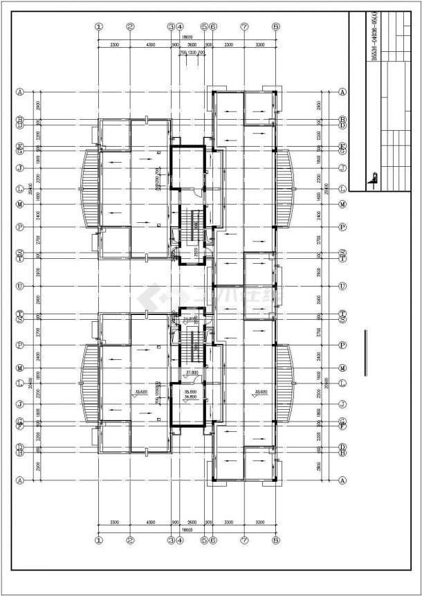 某十一层小高层住宅楼建筑设计方案图-图二