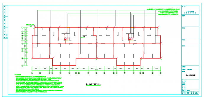 某十一层住宅楼电气图纸CAD_图1