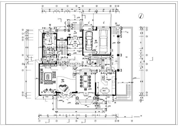 某地大型三层高档别墅建筑扩初设计图 -图二