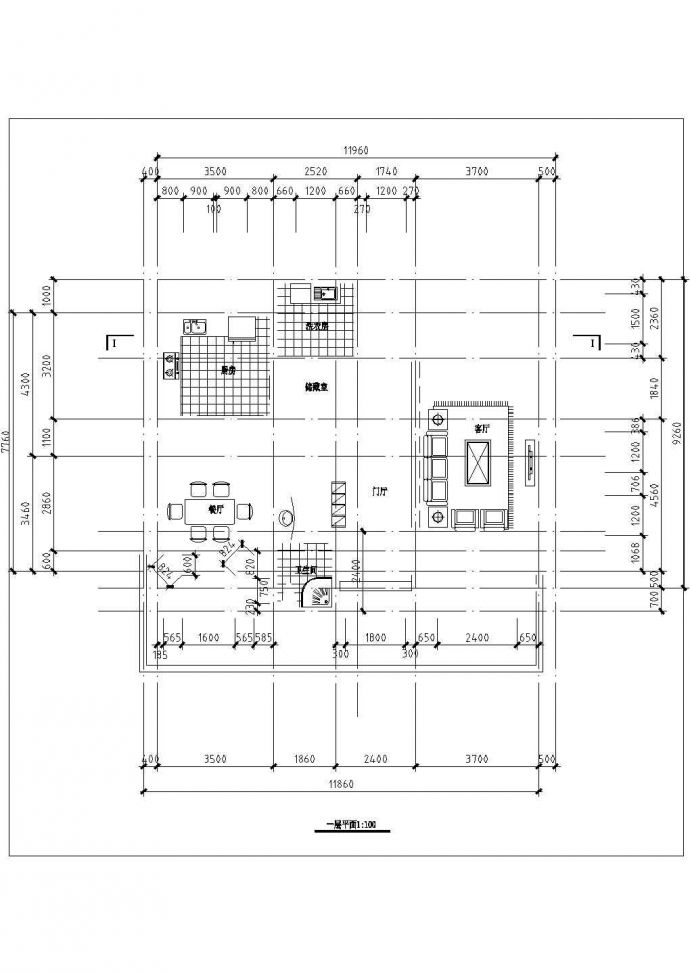 三层别墅设计方案图纸（含效果图）_图1