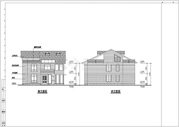 某地大型别墅户型设计方案图（共16张）-图二