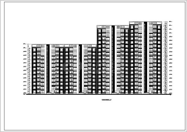 某高层住宅楼建筑设计施工图（共7张）-图二
