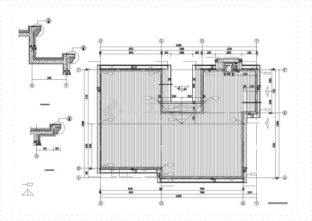 某地高档二层花园别墅建筑方案图（共11张）-图二