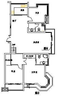 某地区改造独栋别墅建筑设计cad图-图一