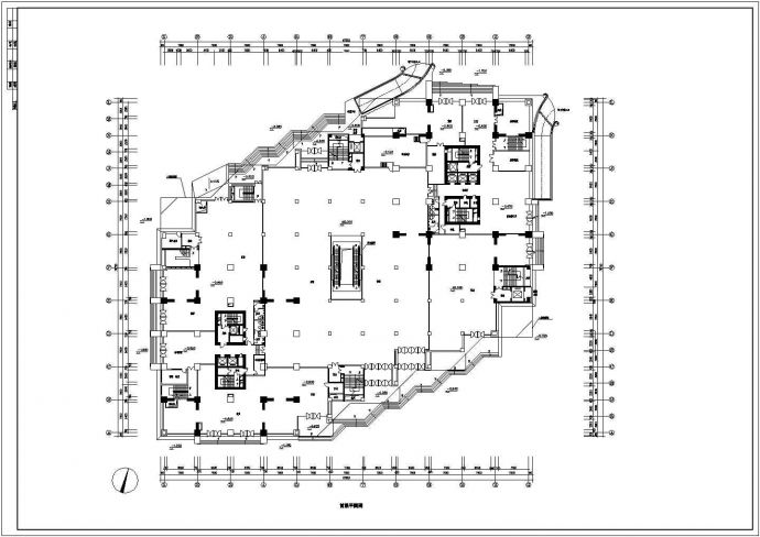 某地大型商场建筑施工图（共8张）_图1