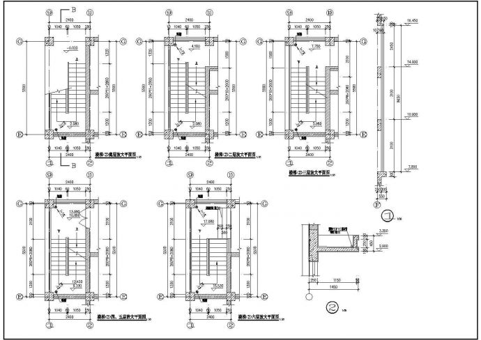某工人俱乐部建筑CAD施工图（共22张）_图1