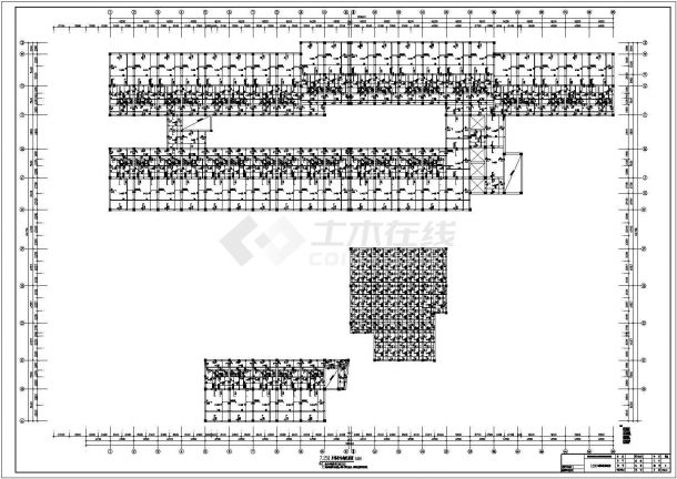 新泰市5层框架结构酒店结构施工图-图一