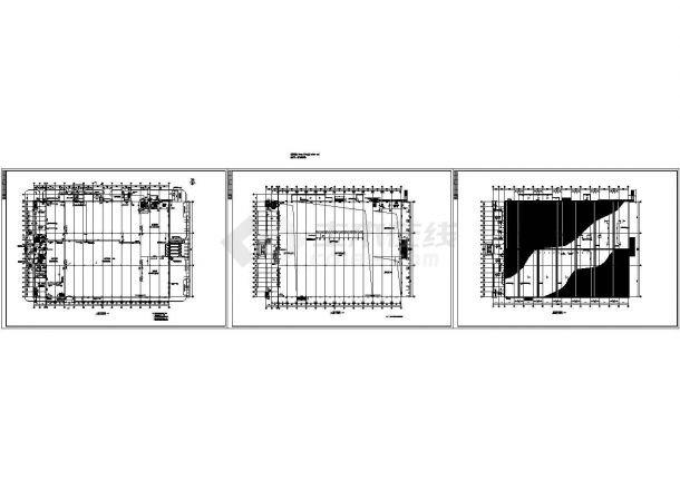 某2层16111.49平方米框架结构塑料加工厂房设计cad建筑施工图（含设计说明）-图一