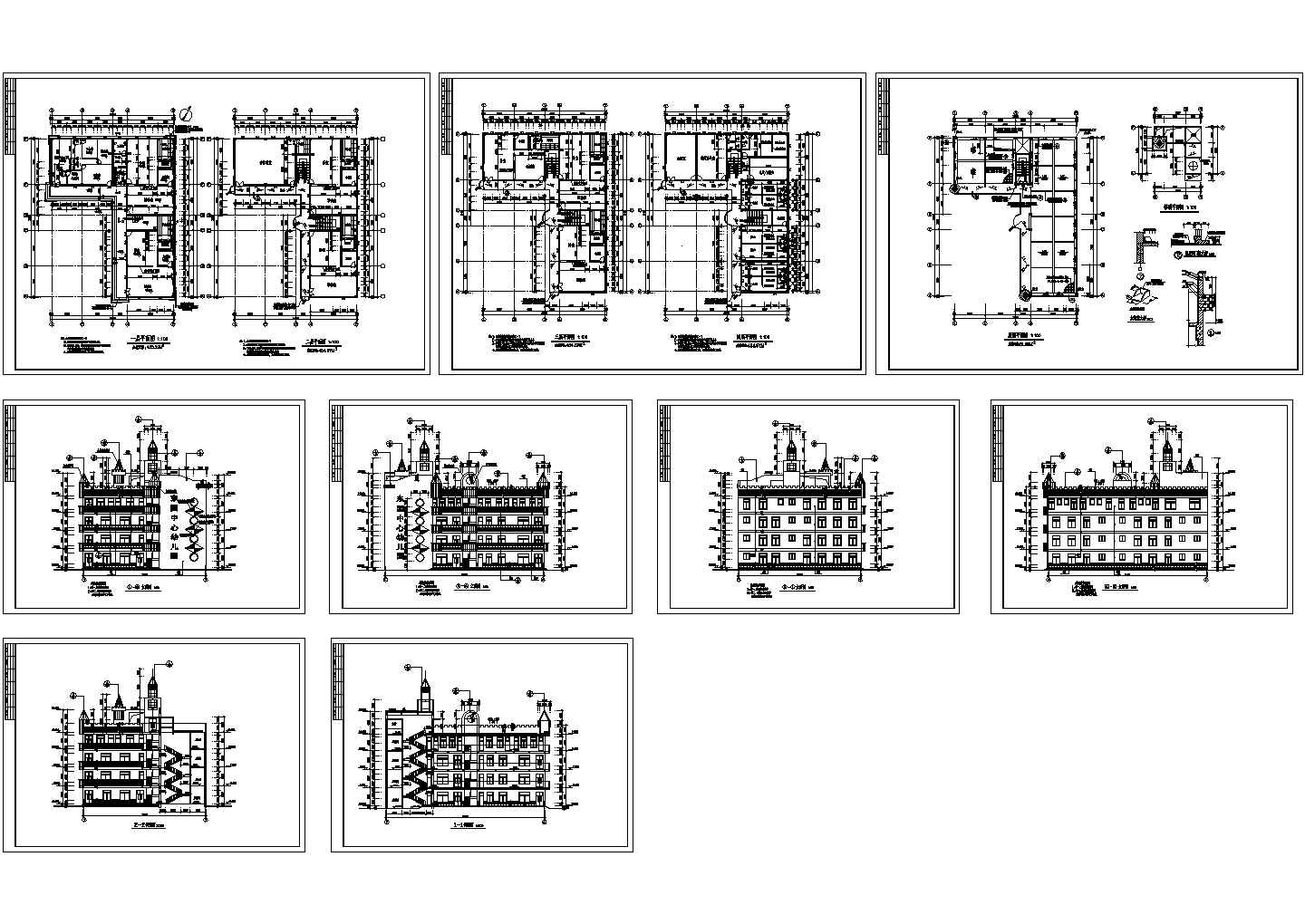 某幼儿园舞蹈教室建筑设计图