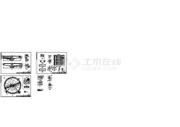 青海省某市污水处理工艺设计图（9个CAD）-图二