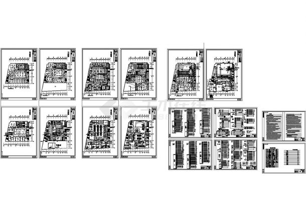 某办公大楼室内装饰工程照明强电设计cad施工图纸（含设计说明）-图一