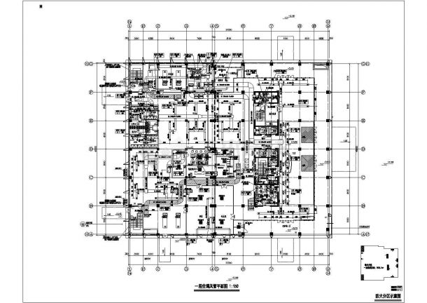 某三层综合类办公楼暖通空调设计施工图纸-图一