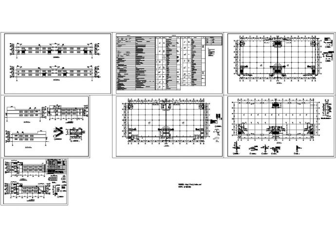 8800平米2层糖业公司厂房建筑施工图设计cad图_图1