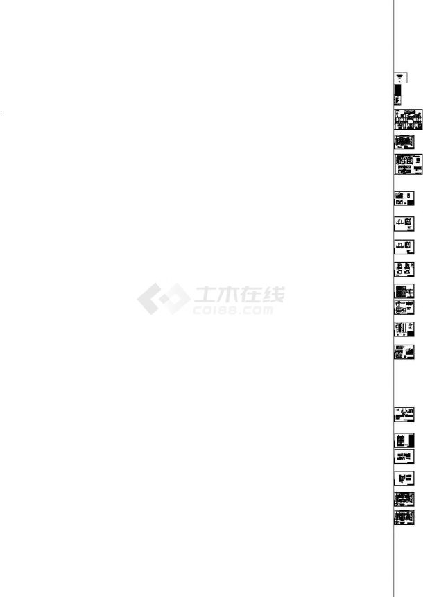 上海商办35kV商业变电所项目及塔楼电气设计图-图二