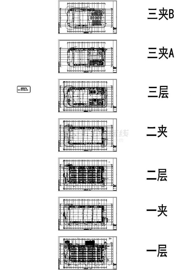 办公与会展中心强弱电系统全套施工图纸-图一