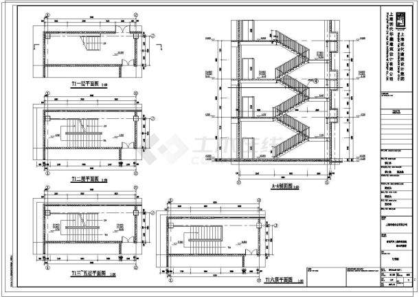 某地六层科研综合楼建筑结构施工图-图一