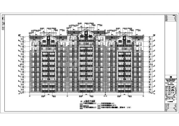 某地区11层剪力墙结构住宅楼建筑设计施工图-图二