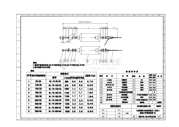 35kV输电线路工程CAD图.dwg-图一