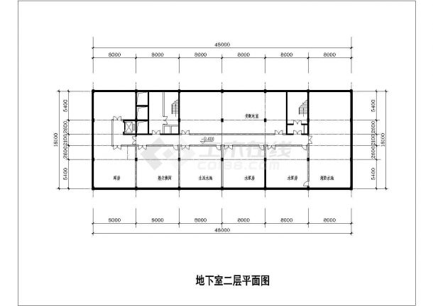 某地大型酒店建筑平面图纸（全集）-图二