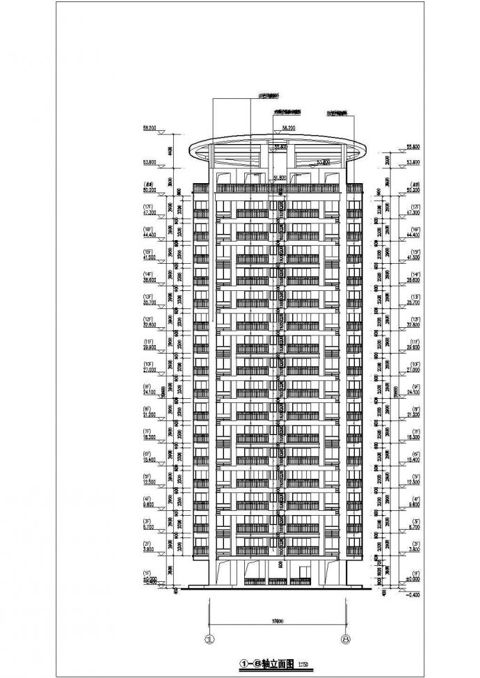 某17层住宅建筑给排水设计施工图_图1