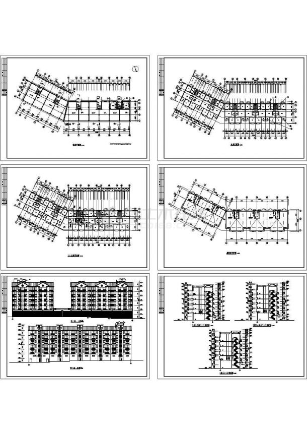 某地文化娱乐建筑施工图（共8张）-图一