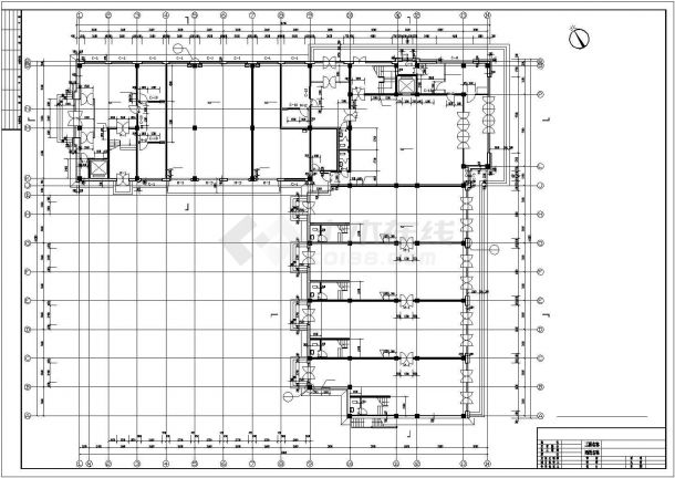 某地大型多层办公楼建筑设计图（共16张）-图一