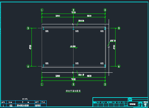 某地一套简单的水中墩钢结构平台设计图_图1