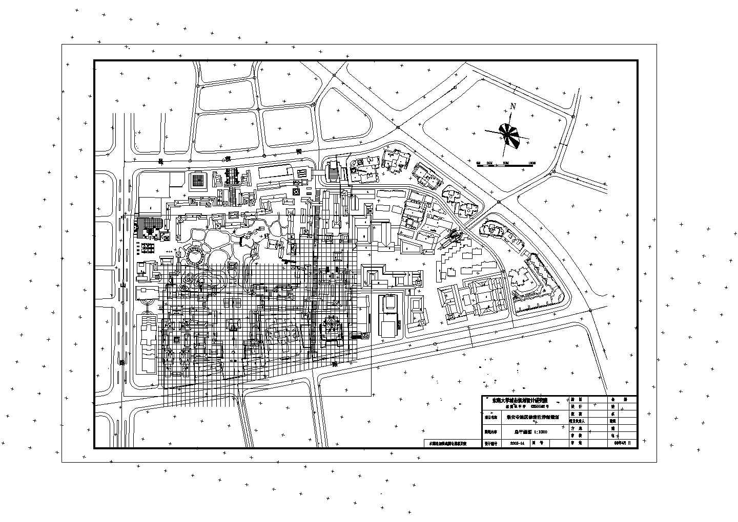 巢湖办公楼设计cad方案图