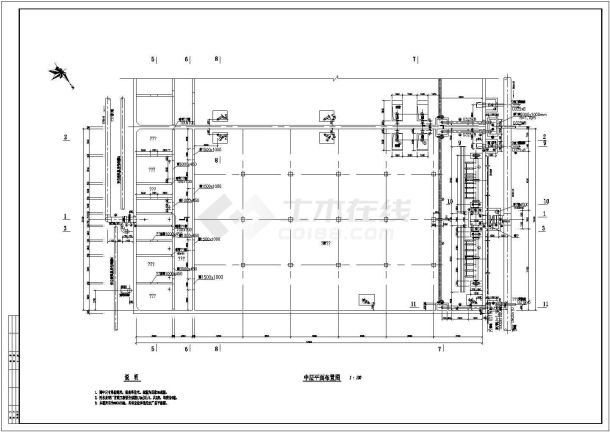 cass工艺施工图（単池规模为20000m3/d）-图二