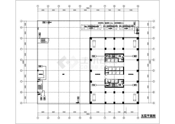 某地42层框剪结构综合写字楼建筑设计方案图纸-图一
