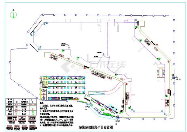 平面布置图（地下室，基础，主体，装饰，临时用电用水）2-图一