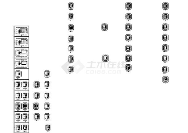 常州首府办公楼建筑设计施工图-图一