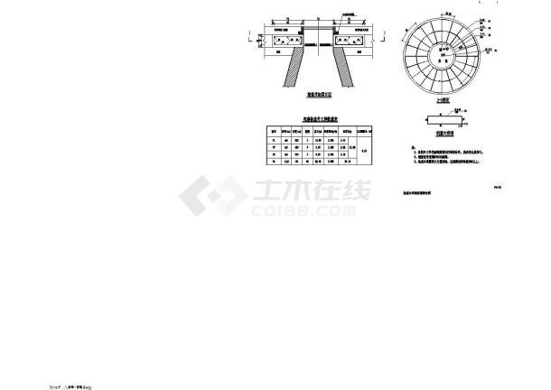 四川产业园排污管网整治工程施工设计cad图纸-图一