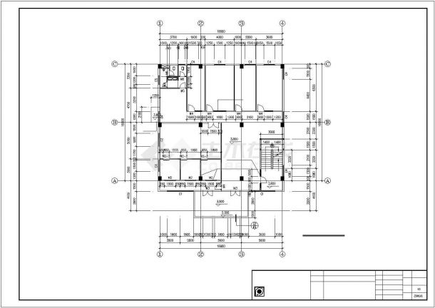比较完整的一套五层办公楼建筑施工图-图二