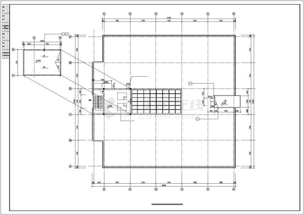 某地大型产业园区八层办公楼建筑施工图-图一