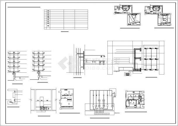某五层框架姐宾馆强、弱电设计施工图-图二