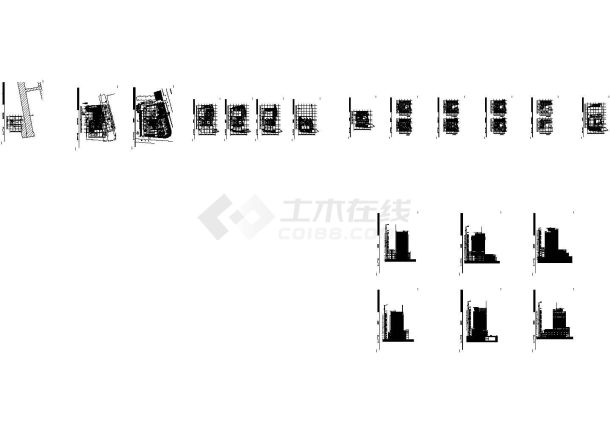 南京地铁培训中心建筑设计施工图-图一