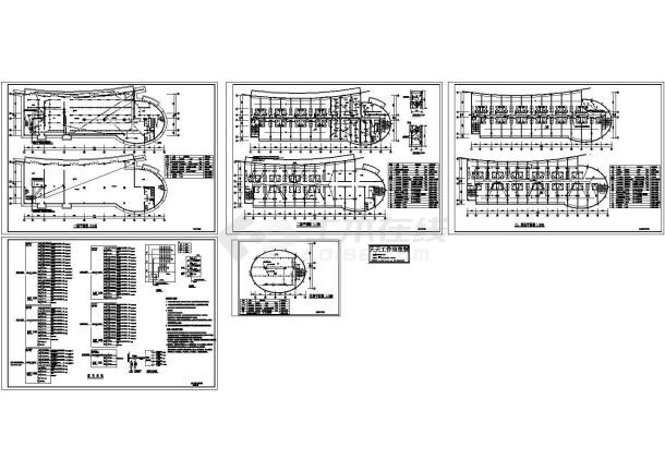 货运站(主站房)电气设计施工CAD平面图-图一