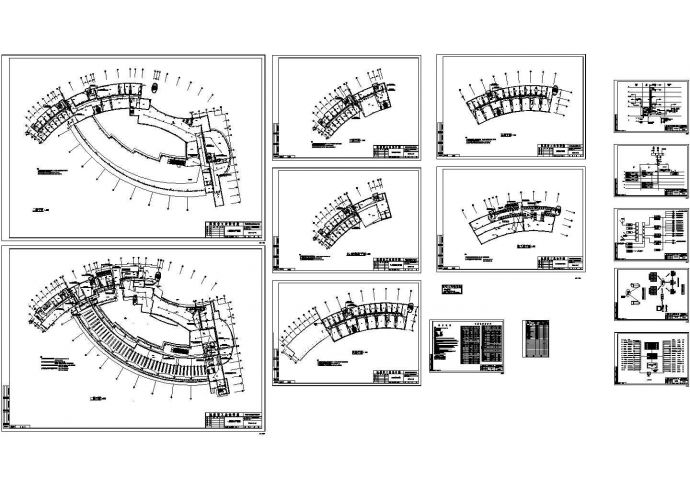 客运中心设计施工弱电CAD平面图_图1